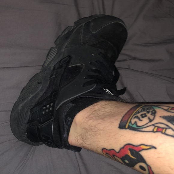 NIKE HUARACHE - Black Men’s shoe Size US8.5 - Picture 3 of 3